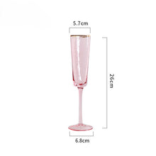 Gray Rosé Crystal Goblet/Decorfur