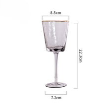 Gray Rosé Crystal Goblet/Decorfur