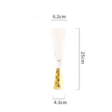 Rainbow Luxe Stemware/Decorfur
