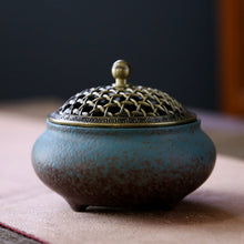 Metal Mesh Rustic Incense Holder
