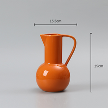 Big Belly Bright Glazed Ceramic Vase