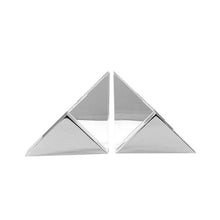 Triangular Crystal Metal Marble Bookend