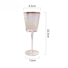 Gray Rosé Crystal Goblet/Decorfur