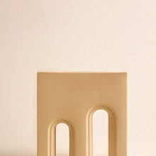Geometric Architectural Ceramic Vase
