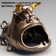 Angry Bull Ashtray ( EXPRESS SHIP )