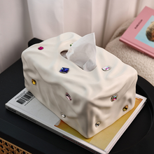 Studded Ceramic Tissue Box
