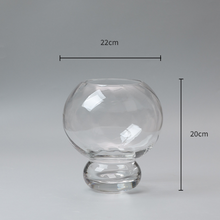 Gourd-Shaped Glass Vase
