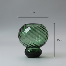Gourd-Shaped Glass Vase
