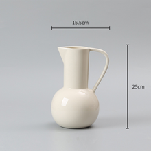 Big Belly Bright Glazed Ceramic Vase