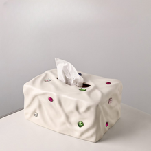 Studded Ceramic Tissue Box