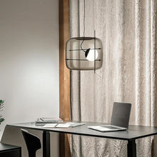 Minimal Glass Box Chandelier