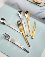 Mirror-Polished Stainless Steel Dessert Cutlery/Decorfur