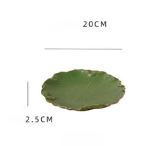 Rustic Lotus Leaf Plates/Decorfur