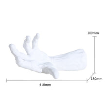 Handshake White Plaster Sculpture