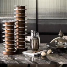 Metal Solid Wood Candle Holder