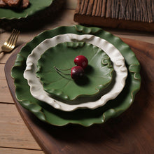 Rustic Lotus Leaf Plates/Decorfur