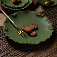 Rustic Lotus Leaf Plates/Decorfur