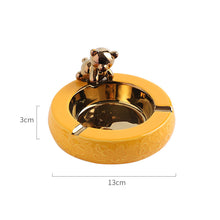 Cute Golden Bear Ashtray