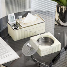 Cream & Golden Table Organizer