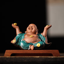 Laughing Money Buddha Green