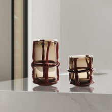 Checkered 3D Strip On Vase