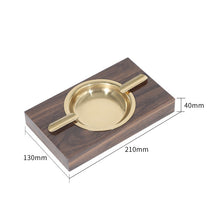 Brown Wooden Ashtray