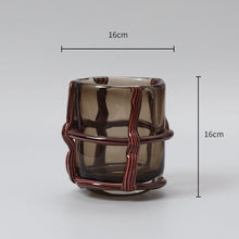 Checkered 3D Strip On Vase