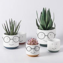 Whimsical Nordic Cartoon Planters/Decorfur