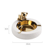 Cute Golden Bear Ashtray