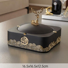 Golden Detail Deer Ashtray | ashtray - Decorfur