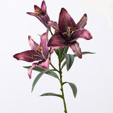 Easter Lily Artificial flower Stick ( set of 4)