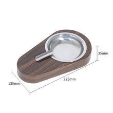 Brown Wooden Ashtray