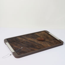 Chic Dual-Material Rectangular Tray/Decorfur