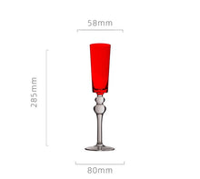 Glittering Retro Crystal Flutes/Decorfur