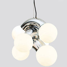 Molecular Glass Orb Chandelier