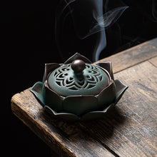 Retro Lotus Incense Holder