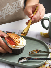 Mirror-Polished Stainless Steel Dessert Cutlery/Decorfur