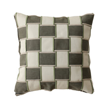 Grid Hand Made Pillow Cover (Sets Of 2)