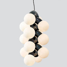Molecular Glass Orb Chandelier