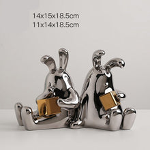 Cute Bunny Golden Book Bookend