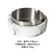 Wabi Sabi Marble Finish Ashtray
