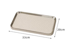 Modern Luxury Leather-Accented Tray/Decorfur