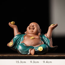 Laughing Money Buddha Green
