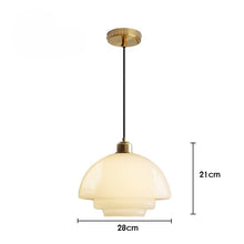 Simple Glass Front Desk Pendant light/Decorfur