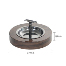 Brown Wooden Ashtray