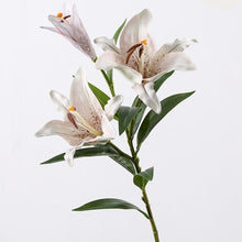 Easter Lily Artificial flower Stick ( set of 4)