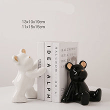 Golden Ear Bear Bookend