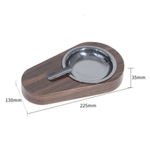 Brown Wooden Ashtray