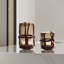 Checkered 3D Strip On Vase