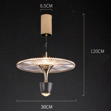 Fan Shape Crystal Pendant Light